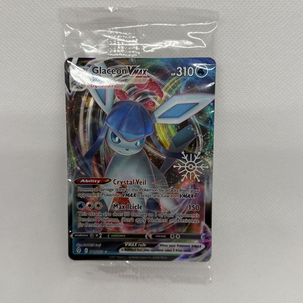 Glaceon VMAX 041/203 Snowflake 2023 Holiday Calendar sealed Pokémon TCG NM